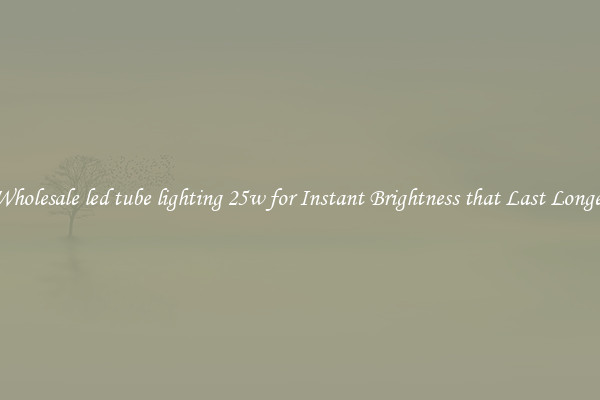 Wholesale led tube lighting 25w for Instant Brightness that Last Longer