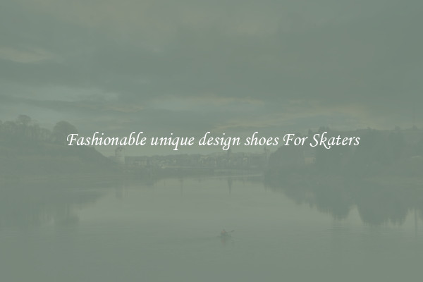 Fashionable unique design shoes For Skaters