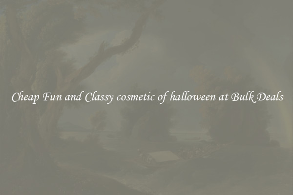 Cheap Fun and Classy cosmetic of halloween at Bulk Deals