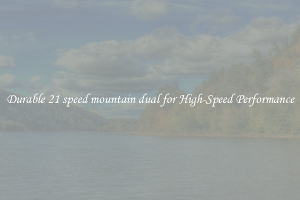 Durable 21 speed mountain dual for High-Speed Performance